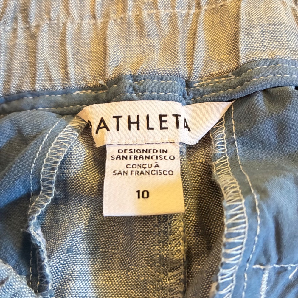 Linen Pants Bundle Eileen Fisher Pure Jill Athleta Green Pink Blue Multi - Picture 5 of 15